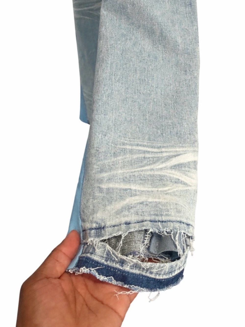 Ferrari Light Blue Denim Jeans with Gold Accents - Picture 4 of 4